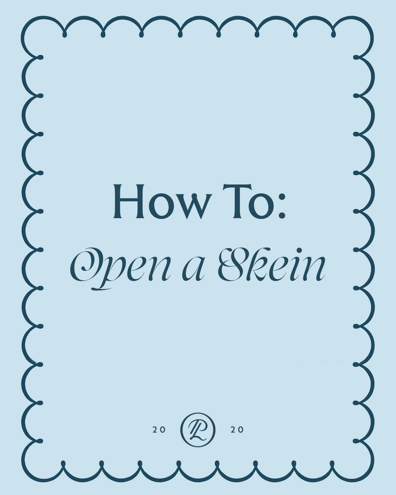 How-To: Cutting a Skein - Penny Linn Designs