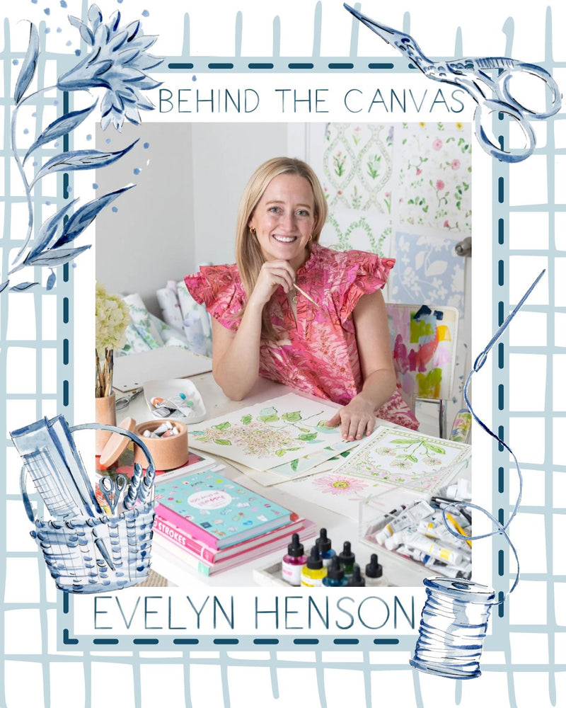 Behind the Canvas - Evelyn Henson Designs - Penny Linn Designs