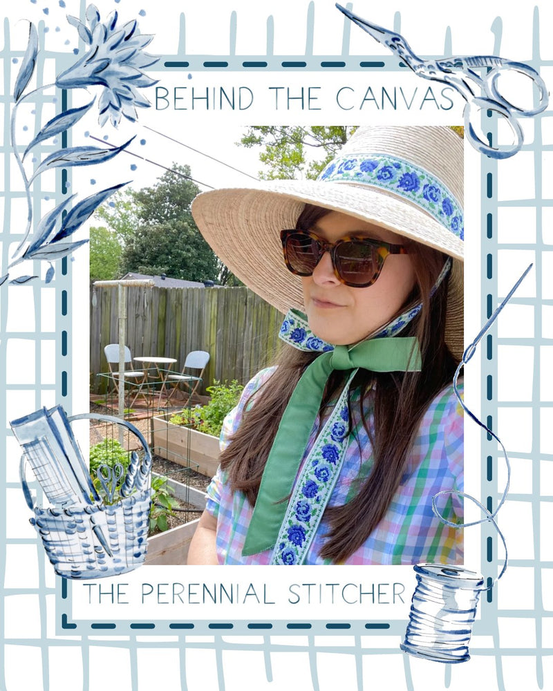 Behind The Canvas: The Perennial Stitcher - Penny Linn Designs