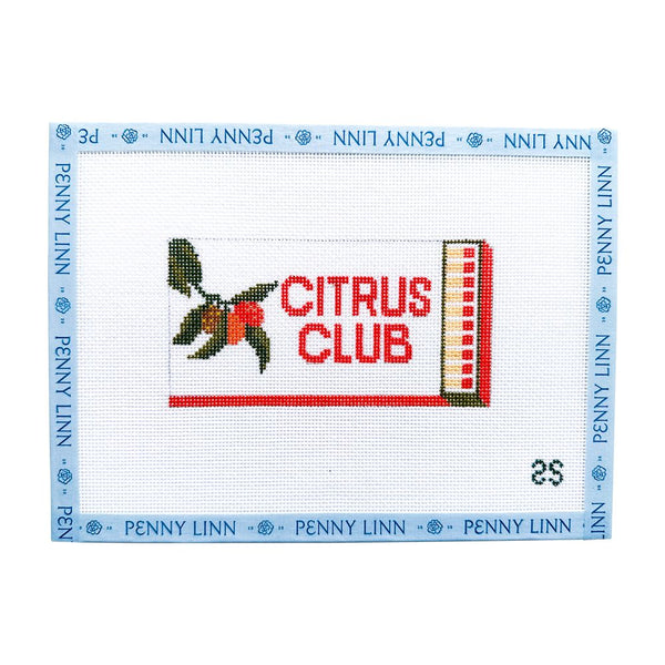 Citrus Club Matchbook Canvas