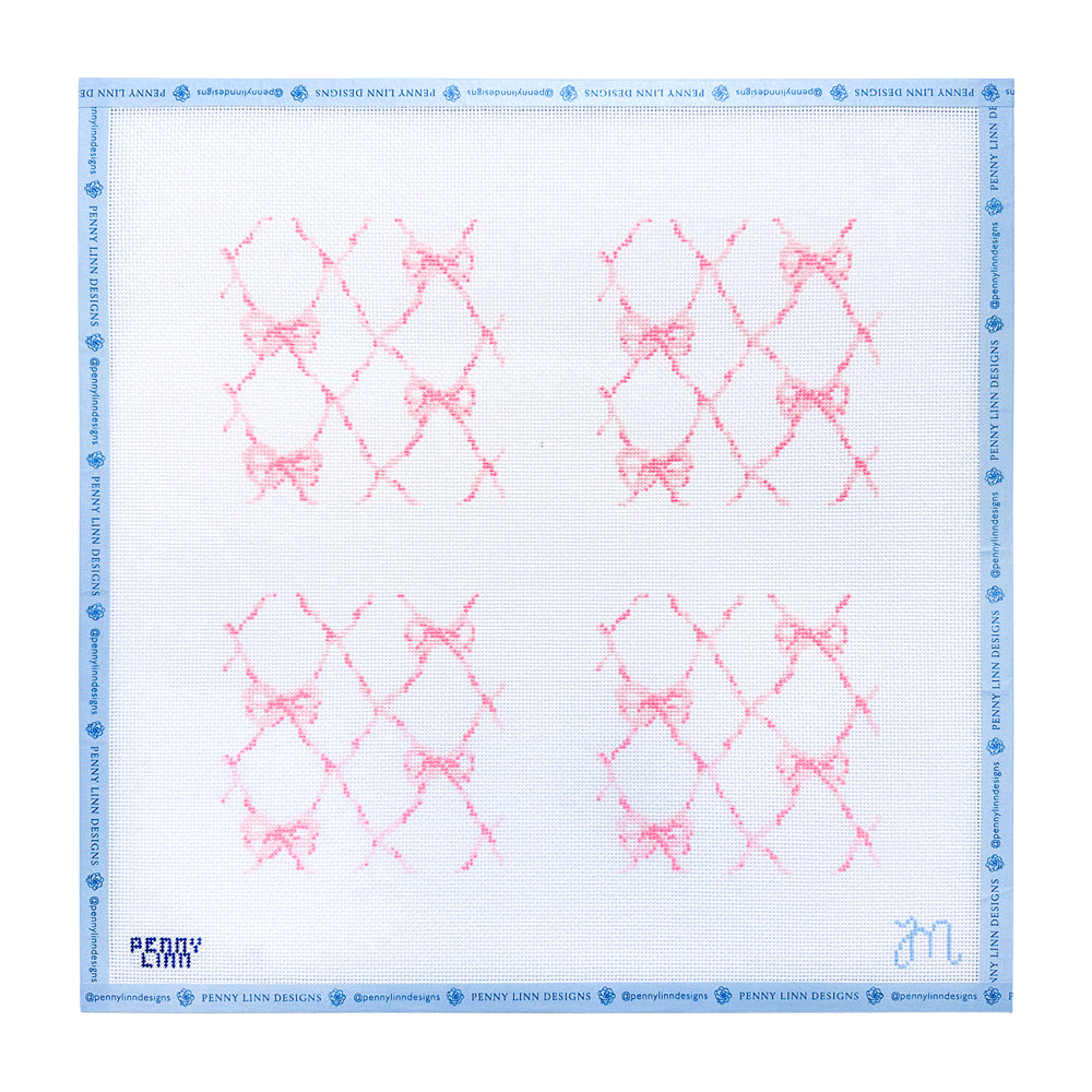 Bow Lattice Coaster Set