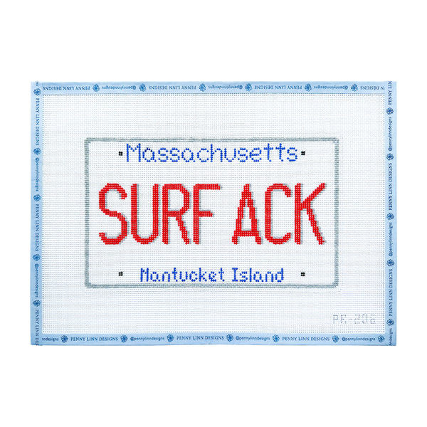 Surf ACK License Plate