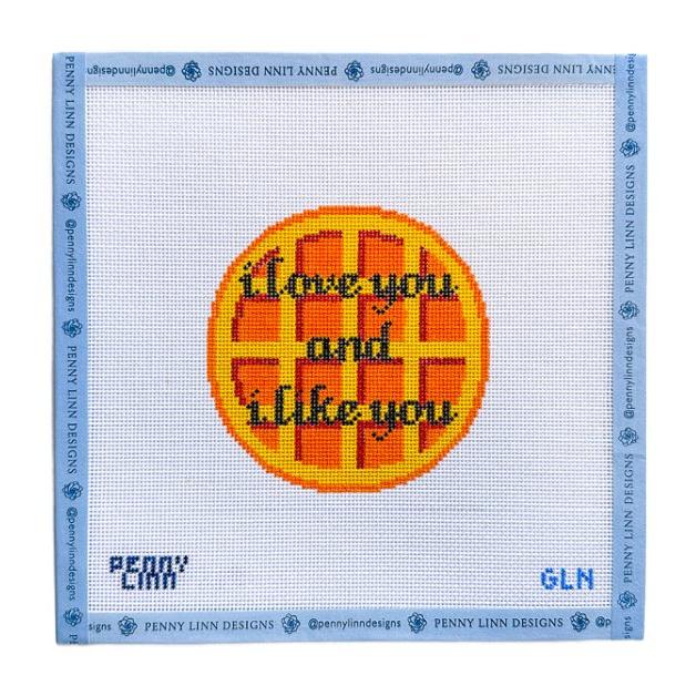 I Love You and I Like You - Penny Linn Designs - Grandin Lane Needlepoint