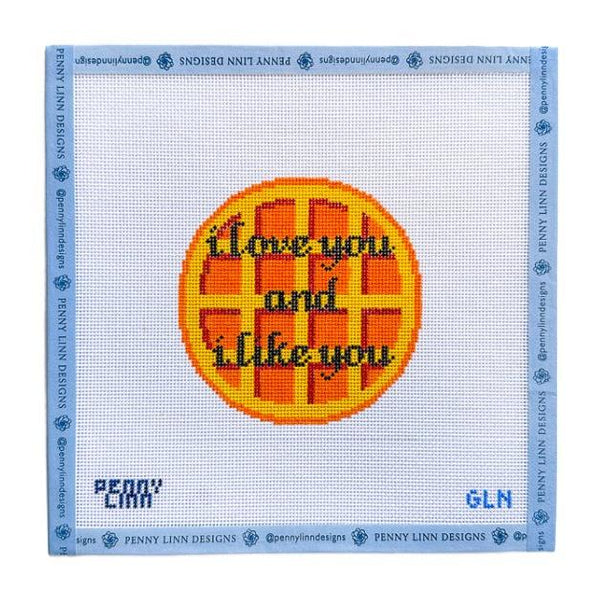 I Love You and I Like You - Penny Linn Designs - Grandin Lane Needlepoint