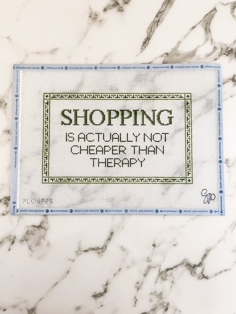 Shopping Is Actually Not Cheaper Than Therapy - Penny Linn Designs - Grant Point Designs