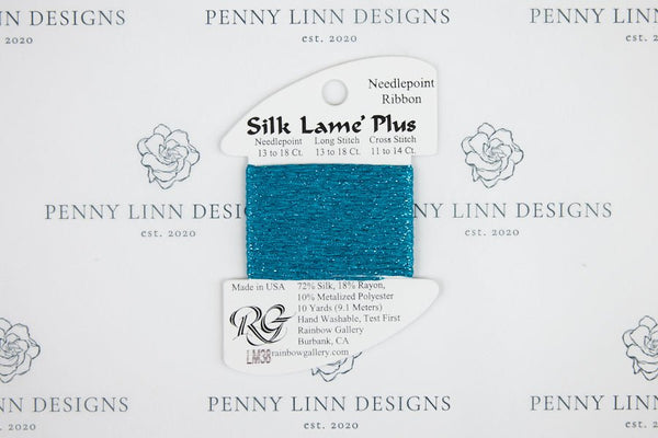 Silk Lamé Plus LM38 Caribbean - Penny Linn Designs - Rainbow Gallery