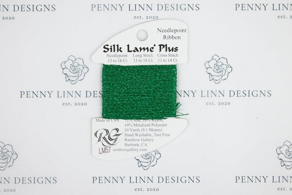 Silk Lamé Plus LM57 Christmas Green - Penny Linn Designs - Rainbow Gallery